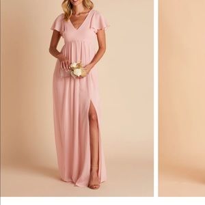 Birdy Grey Dusty Rose Hannah Empire Bridesmaid Dress